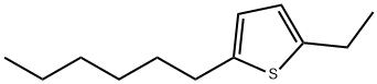 2-Ethyl-5-hexylthiophene Struktur