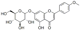 ACACETIN-7-GLUCOSIDE Struktur