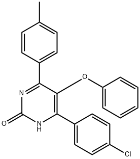 42919-61-9 5-Phenoxy-4-(4-methylphenyl)-6-(4-chlorophenyl)-2(1H)-pyrimidinone