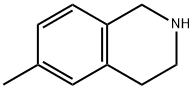 6-甲基-1,2,3,4-四氢异喹啉,42923-76-2,结构式
