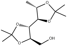 2-O,3-O:4-O,5-O-Bis(1-methylethylidene)-1-deoxy-D-galactitol Struktur