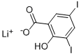 리튬3,5-디요오도살리실산염