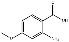2-氨基-4-甲氧基苯甲酸,4294-95-5,结构式