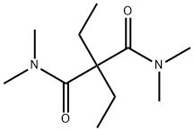 2,2-Diethyl-N,N,N',N'-tetramethylpropanediamide,42948-58-3,结构式