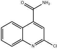 2-氯喹啉-4-甲酰胺 结构式