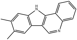 11H-Indolo(3,2-c)quinoline, 8,9-dimethyl- 结构式