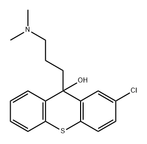 2-CHLORO-9-(3-(DIMETHYLAMINO)PROPYL)-TH& Struktur