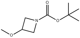 1-BOC-3-甲氧基基氮杂环丁烷, 429669-07-8, 结构式
