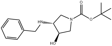 429673-83-6 (3R,4R)-3-(ベンジルアミノ)-4-ヒドロキシピロリジン-1-カルボン酸TERT-ブチル