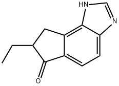Indeno[4,5-d]imidazol-6(1H)-one, 7-ethyl-7,8-dihydro- (9CI) 化学構造式