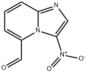 IMidazo[1,2-a]pyridine-5-carboxaldehyde, 3-nitro- Structure