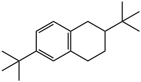 2,6-Bis(1,1-dimethylethyl)-1,2,3,4-tetrahydronaphthalene Structure