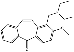 1-(Diethylamino)methyl-2-methoxy-5H-dibenzo[a,d]cyclohepten-5-one|