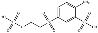 4-beta-羟乙砜硫酸酯苯胺-2-磺酸, 42986-22-1, 结构式