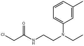2-CHLORO-N-{2-[ETHYL(3-METHYLPHENYL)AMINO]ETHYL}ACETAMIDE HYDROCHLORIDE Struktur