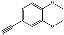 3,4-二甲氧基苯乙炔, 4302-52-7, 结构式