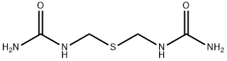 (carbamoylamino)methylsulfanylmethylurea Struktur