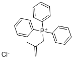 2-METHYLALLYL TRIPHENYLPHOSPHONIUM CHLORIDE Structure