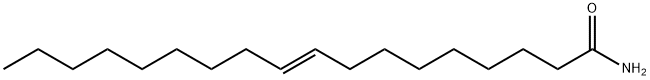(E)-9-octadecenamide Structure