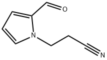 3-(2-甲酰基-1H-吡唑)丙腈, 43036-05-1, 结构式