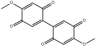 4,4'-dimethoxy[bi-1,4-cyclohexadien-1-yl]-3,3',6,6'-tetraone 化学構造式