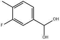 Methanediol, (3-fluoro-4-methylphenyl)- (9CI) 化学構造式