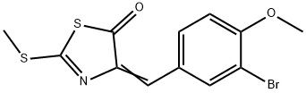 430464-08-7 (4Z)-4-(3-ブロモ-4-メトキシベンジリデン)-2-(メチルチオ)-1,3-チアゾール-5(4H)-オン
