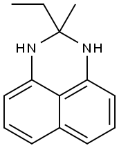 1H-Perimidine, 2-ethyl-2,3-dihydro-2-methyl- Structure