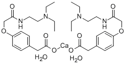 4-(2-((2-(Diethylamino)ethyl)amino)-2-oxoethoxy)benzeneacetic acid cal cium salt dihydrate|