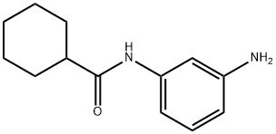 N-(3-氨基苯基)环己甲酰胺 结构式