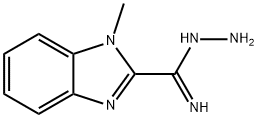 1H-Benzimidazole-2-carboximidicacid,1-methyl-,hydrazide(9CI) Structure