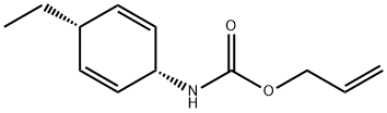 Carbamic acid, (cis-4-ethyl-2,5-cyclohexadien-1-yl)-, 2-propenyl ester (9CI) Structure