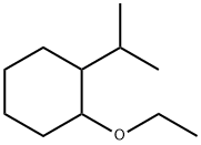 Cyclohexane, 1-ethoxy-2-(1-methylethyl)- (9CI) 化学構造式