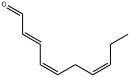 (2E,4Z,7Z)-deca-2,4,7-trienal Structure