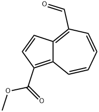 1-Methoxycarbonyl-4-formylazulene,43110-60-7,结构式