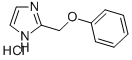 2-(Phenoxymethyl)-1H-imidazole monohydrochloride 结构式