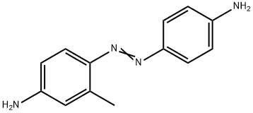 4,4'-二氨基-2-甲基偶氮苯,43151-99-1,结构式