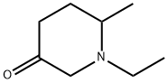 1-Ethyl-6-methyl-3-piperidinone Struktur