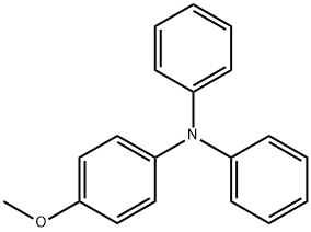 N,N-ジフェニル-p-アニシジン 化学構造式