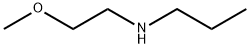 N-(2-メトキシエチル)プロピルアミン 化学構造式