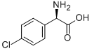 D-4-クロロフェニルグリシン 化学構造式