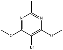 5-溴-4,6-二甲氧基-2-甲基嘧啶, 4319-83-9, 结构式