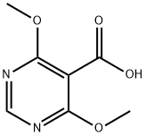 4,6-二甲氧基嘧啶-5-甲酸,4319-93-1,结构式