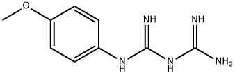 1-(p-methoxyphenyl)-biguanid Structure