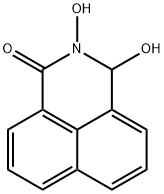 1H-Benz[de]isoquinolin-1-one, 2,3-dihydro-2,3-dihydroxy- (9CI) 化学構造式