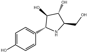 3,4-Pyrrolidinediol, 2-(hydroxymethyl)-5-(4-hydroxyphenyl)-, (2S,3S,4S,5S)- (9CI)|