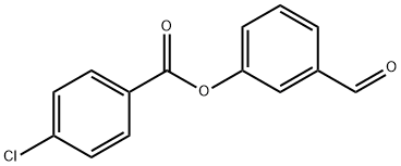 3-FORMYLPHENYL 4-CHLOROBENZOATE Structure