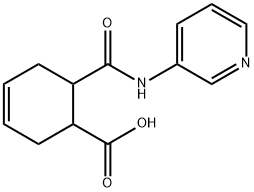 6-(PYRIDIN-3-YLCARBAMOYL)-CYCLOHEX-3-ENECARBOXYLIC ACID 结构式