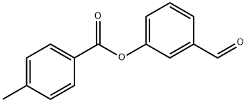 3-FORMYLPHENYL 4-METHYLBENZOATE Struktur