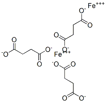 succinic acid, iron salt Structure
